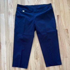Alfani Blue Capris with Tailored Fit